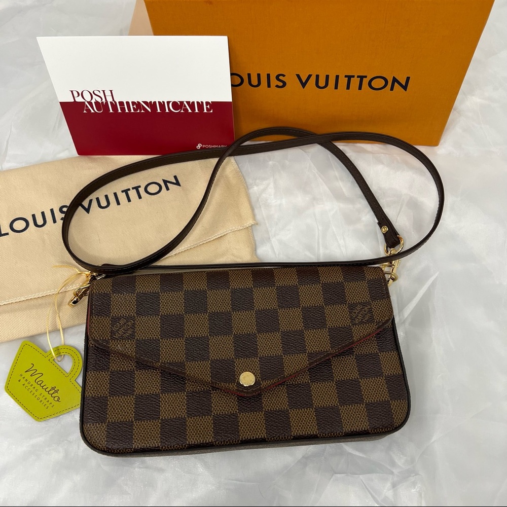 Louis Vuitton Felicie Pochette Damier Ebene